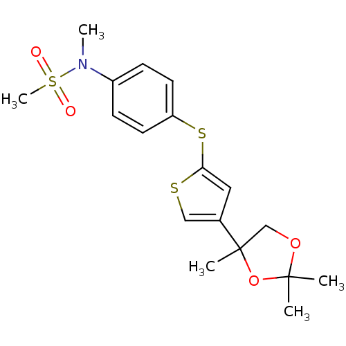 Chemical structure of BindingDB Monomer ID 50031140