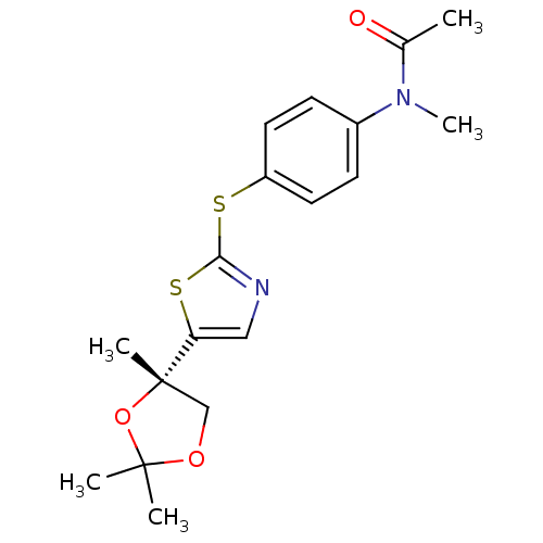 Chemical structure of BindingDB Monomer ID 50031154