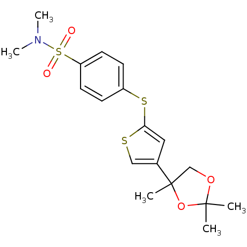 Chemical structure of BindingDB Monomer ID 50031156