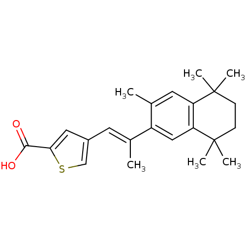 Chemical structure of BindingDB Monomer ID 50032223
