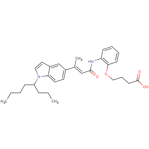 Chemical structure of BindingDB Monomer ID 50032281