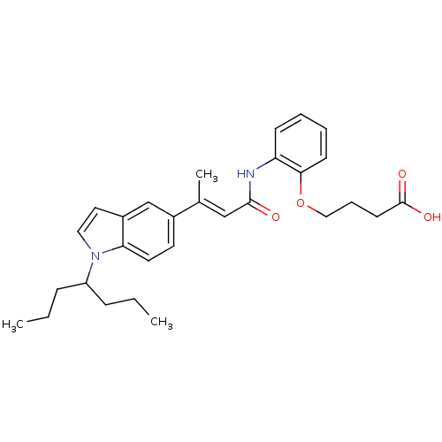 Chemical structure of BindingDB Monomer ID 50032282