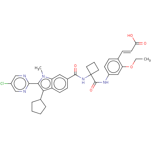 Chemical structure of BindingDB Monomer ID 50032857