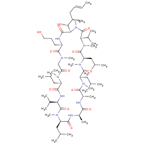 Chemical structure of BindingDB Monomer ID 50033058