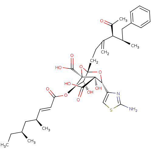 Chemical structure of BindingDB Monomer ID 50033186
