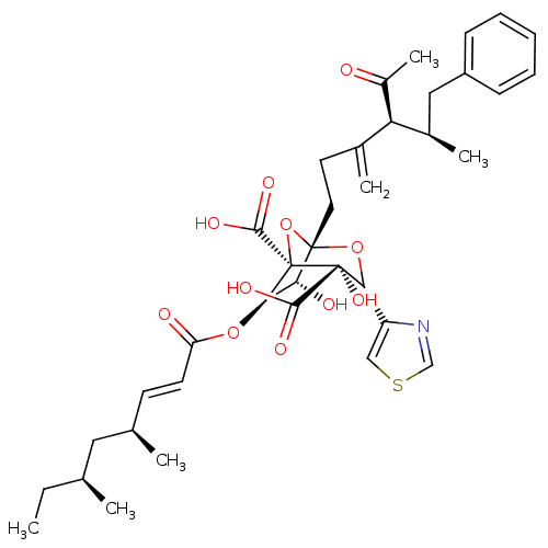 Chemical structure of BindingDB Monomer ID 50033190