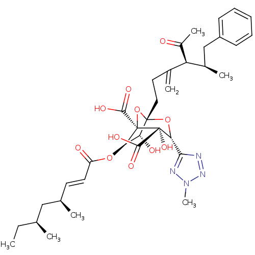 Chemical structure of BindingDB Monomer ID 50033192