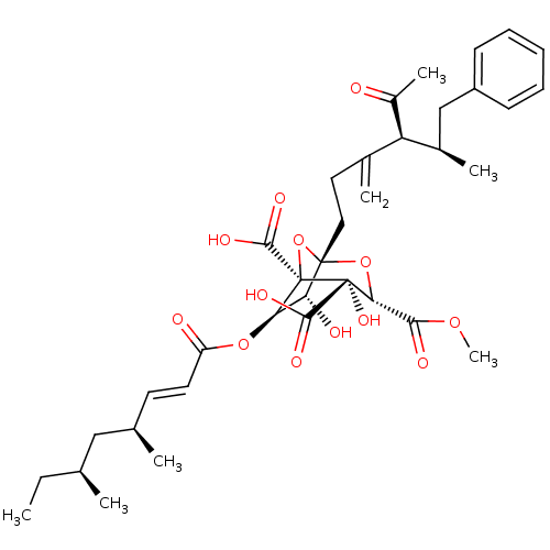 Chemical structure of BindingDB Monomer ID 50033196