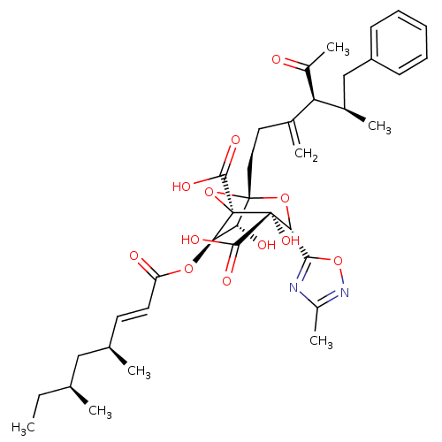 Chemical structure of BindingDB Monomer ID 50033200