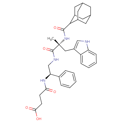 Chemical structure of BindingDB Monomer ID 50033598