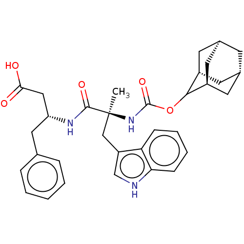 Chemical structure of BindingDB Monomer ID 50033600