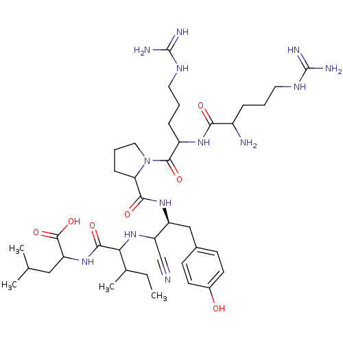 Chemical structure of BindingDB Monomer ID 50033674
