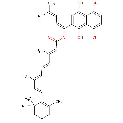 Chemical structure of BindingDB Monomer ID 50033734