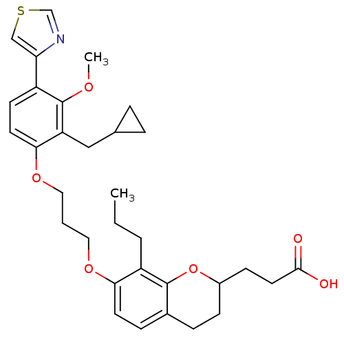 Chemical structure of BindingDB Monomer ID 50033742