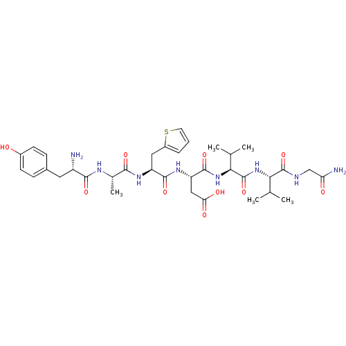 Chemical structure of BindingDB Monomer ID 50034247