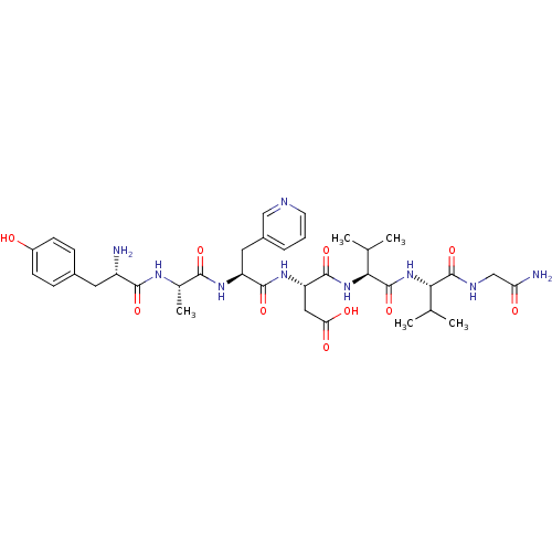 Chemical structure of BindingDB Monomer ID 50034250