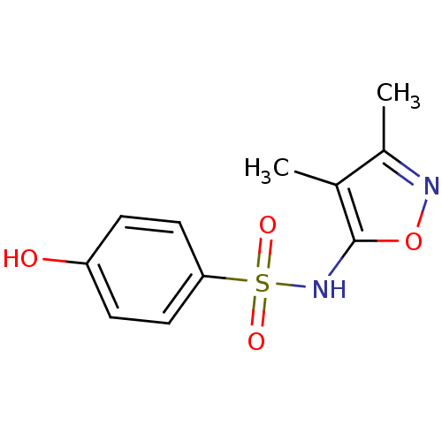 Chemical structure of BindingDB Monomer ID 50034461