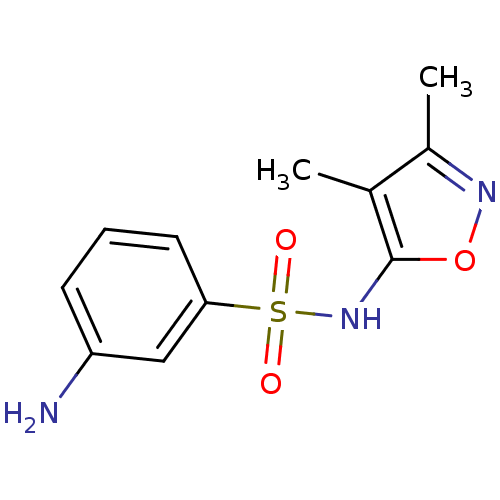 Chemical structure of BindingDB Monomer ID 50034476