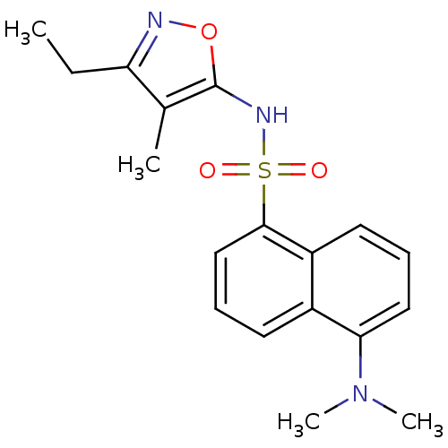 Chemical structure of BindingDB Monomer ID 50034487