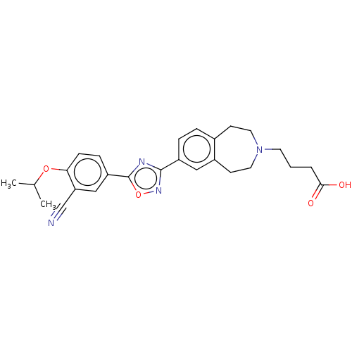 Chemical structure of BindingDB Monomer ID 50034555