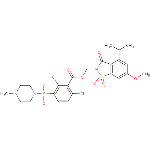 Chemical structure of BindingDB Monomer ID 50036476