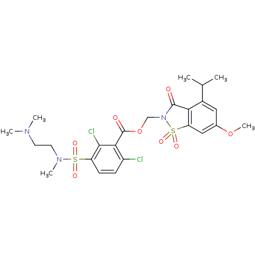 Chemical structure of BindingDB Monomer ID 50036481