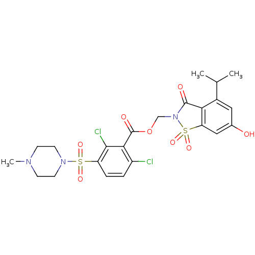 Chemical structure of BindingDB Monomer ID 50036482