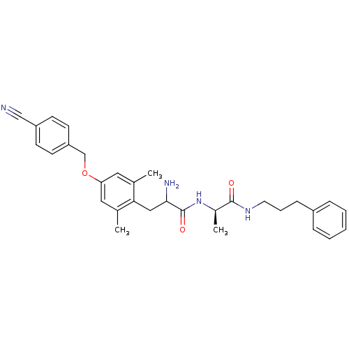 Chemical structure of BindingDB Monomer ID 50036797