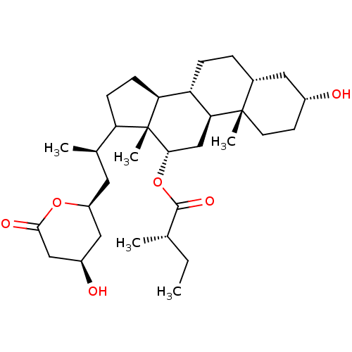 Chemical structure of BindingDB Monomer ID 50037256