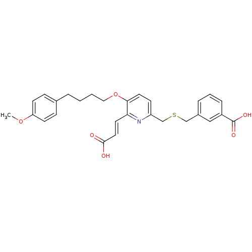 Chemical structure of BindingDB Monomer ID 50037381