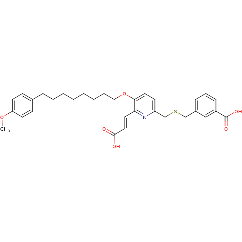 Chemical structure of BindingDB Monomer ID 50037385