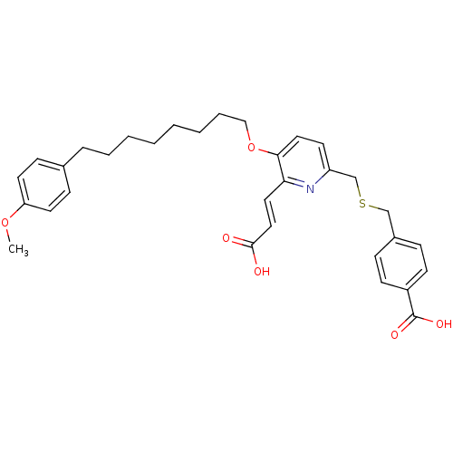 Chemical structure of BindingDB Monomer ID 50037389