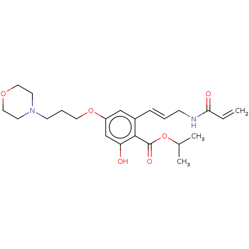 Chemical structure of BindingDB Monomer ID 50037505