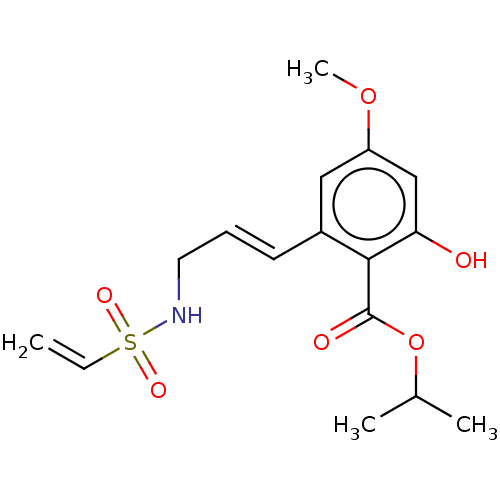Chemical structure of BindingDB Monomer ID 50037509