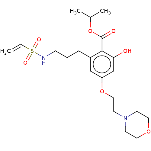 Chemical structure of BindingDB Monomer ID 50037510