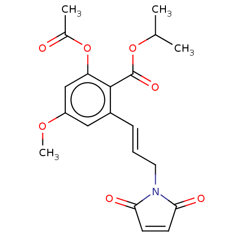Chemical structure of BindingDB Monomer ID 50037512