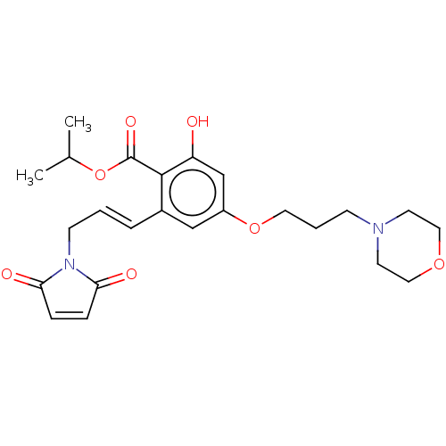 Chemical structure of BindingDB Monomer ID 50037515