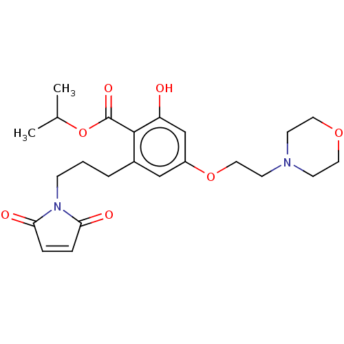 Chemical structure of BindingDB Monomer ID 50037516