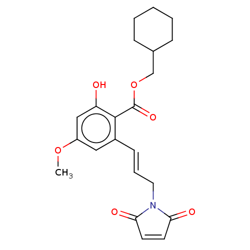 Chemical structure of BindingDB Monomer ID 50037526