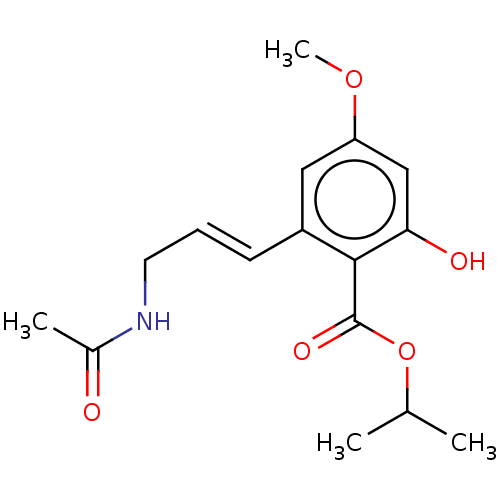 Chemical structure of BindingDB Monomer ID 50037544