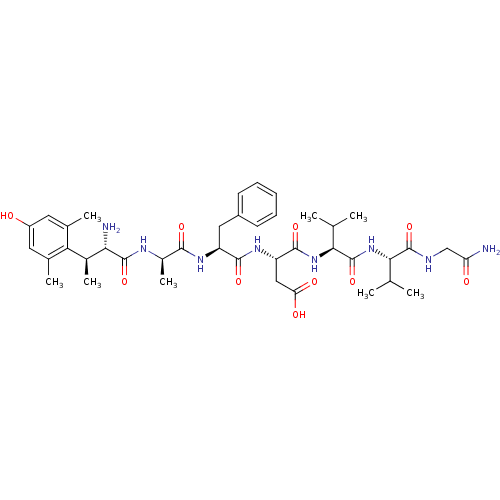 Chemical structure of BindingDB Monomer ID 50038425