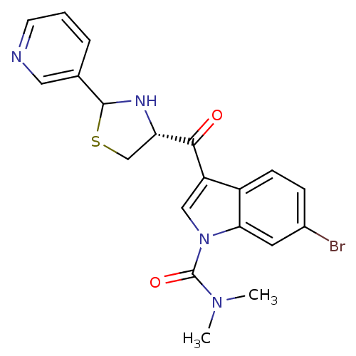 Chemical structure of BindingDB Monomer ID 50038757