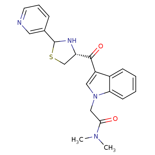 Chemical structure of BindingDB Monomer ID 50038805