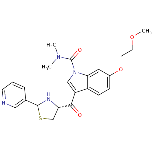 Chemical structure of BindingDB Monomer ID 50038808