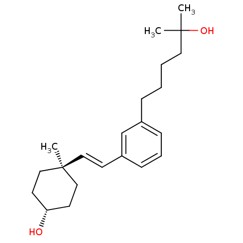 Chemical structure of BindingDB Monomer ID 50039254