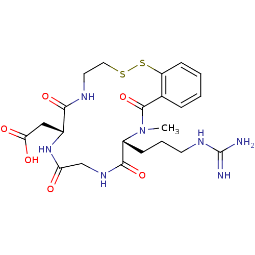 Chemical structure of BindingDB Monomer ID 50040742