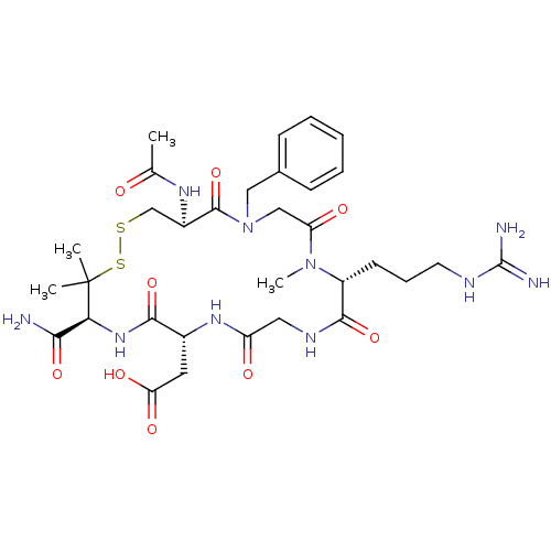 Chemical structure of BindingDB Monomer ID 50040776