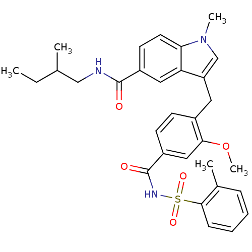 Chemical structure of BindingDB Monomer ID 50041342