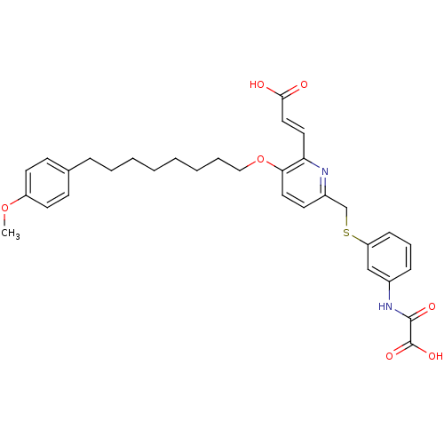 Chemical structure of BindingDB Monomer ID 50042156
