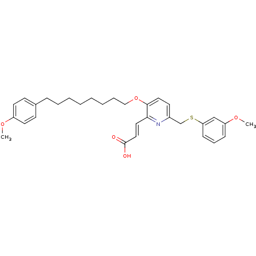 Chemical structure of BindingDB Monomer ID 50042157
